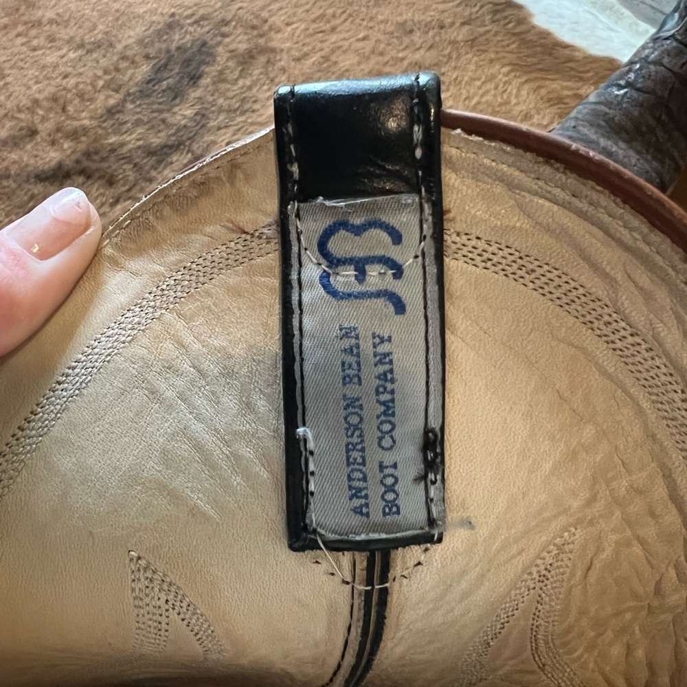 Men's Anderson Bean Elephant Hide Boots - Picture 5 of 6